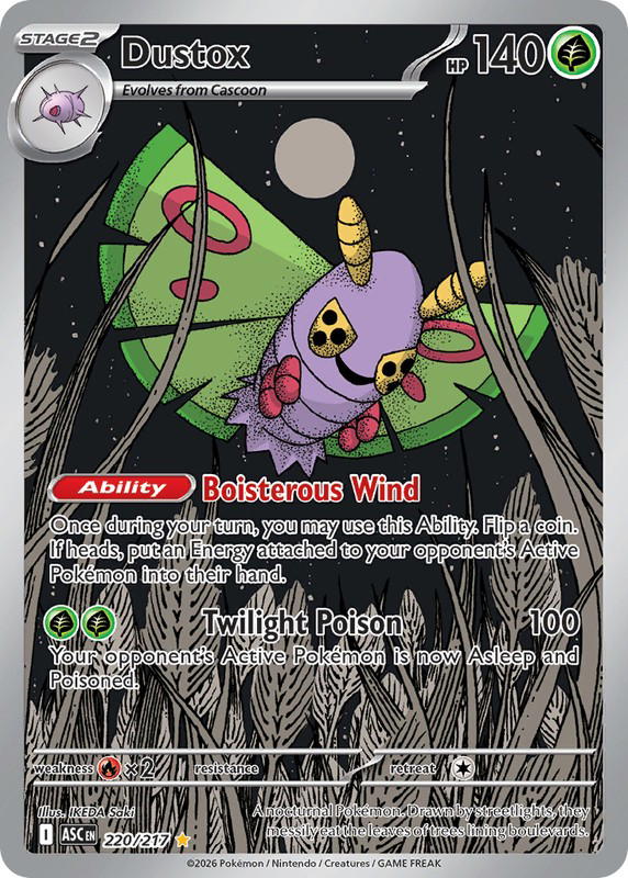 Pokemon Pokemon Dustox IR [ASC 220/217] Mega Evolution "Ascended Heroes" (EN)