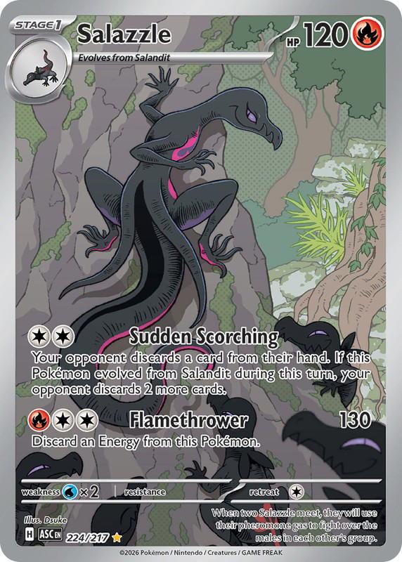 Pokemon Pokemon Salazzle IR [ASC 224/217] Mega Evolution "Ascended Heroes" (EN)