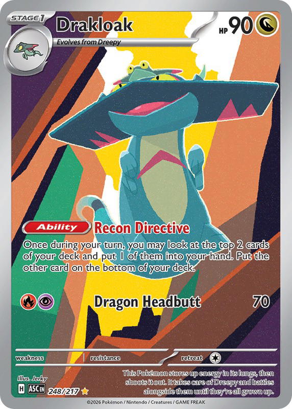 Pokemon Pokemon Drakloak IR [ASC 248/217] Mega Evolution "Ascended Heroes" (EN)