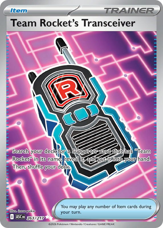 Pokemon Pokemon Team Rocket's Transceiver UR [ASC 263/217] Mega Evolution "Ascended Heroes" (EN)