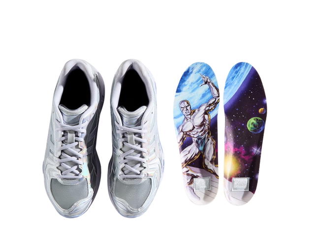 Asics Asics Gel-Kayano 14 Kith Marvel Villains Silver Surfer Opened Box (Comic Not Included) - view 2