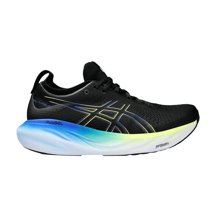 Asics Asics Gel Nimbus 25 4E Wide 'Black Glow Yellow'