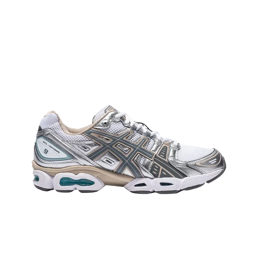 Asics Asics Gel-Nimbus 9 White Steel Gray