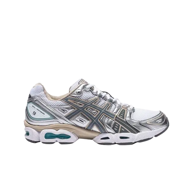 Asics Asics Gel-Nimbus 9 White Steel Gray - view 2