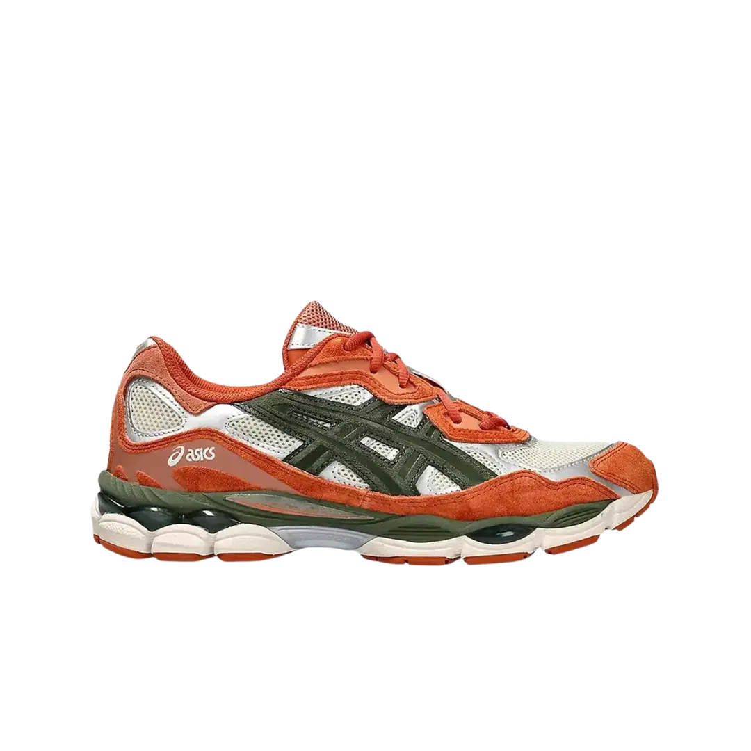 Asics Asics Gel-NYC Oatmeal Forest Green Orange