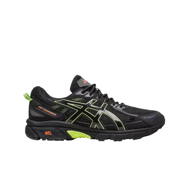 Asics Asics Gel-Venture 6 Black Lime Green - view 2