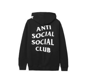 Buy Anti Social Social Club x Undefeated Club Hoodie Black at Sasom – Authentic and Ready to Ship