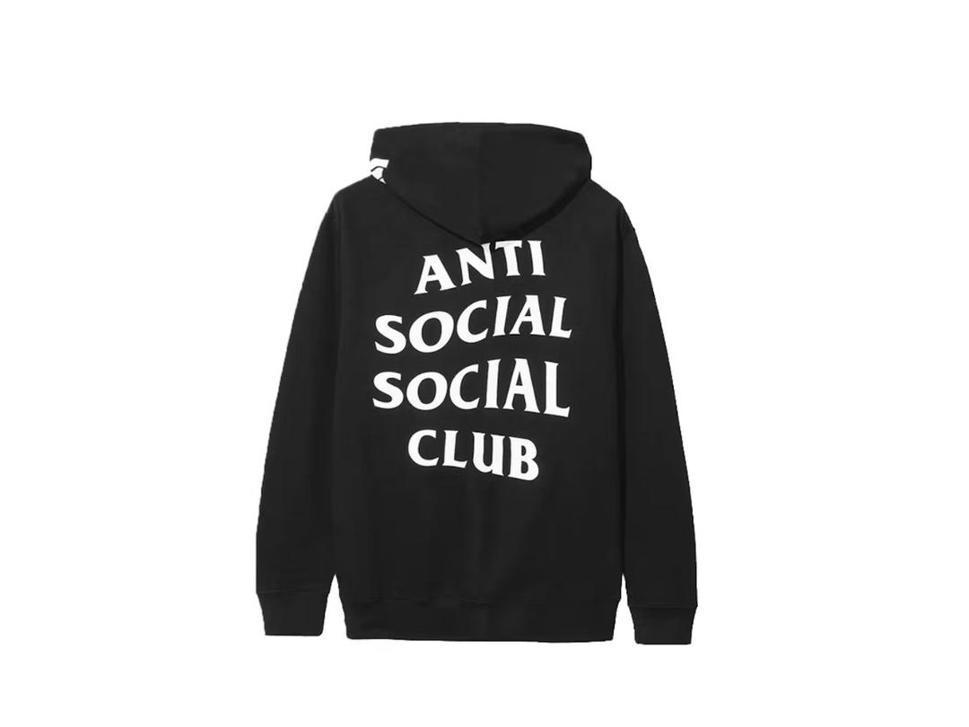 Anti Social Social Club Anti Social Social Club x Undefeated Club Hoodie Black
