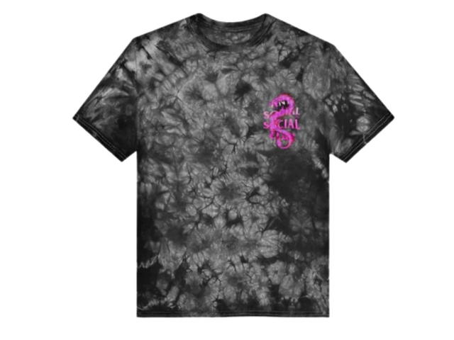 Anti Social Social Club ASSC Summer In Minsk Black Tie Dye Tee - view 1