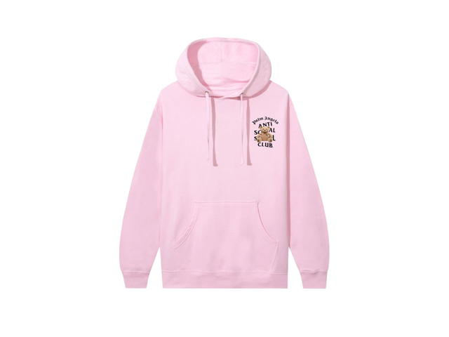 Anti Social Social Club ASSC X Palm Angels Hoodie Pink - view 1