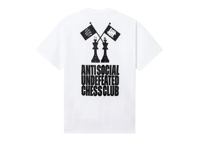 Anti Social Social Club ASSC x Undefeated Chess Club Tee White - view 1