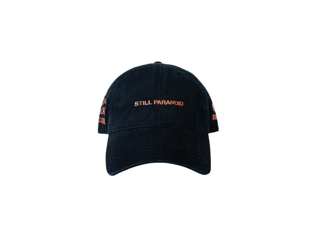 Anti Social Social Club ASSC x Undefeated Still Paranoid Cap Black
