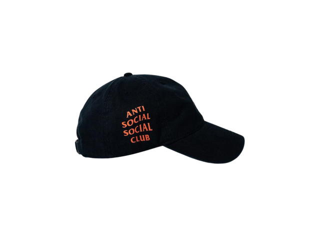 Anti Social Social Club ASSC x Undefeated Still Paranoid Cap Black - view 3