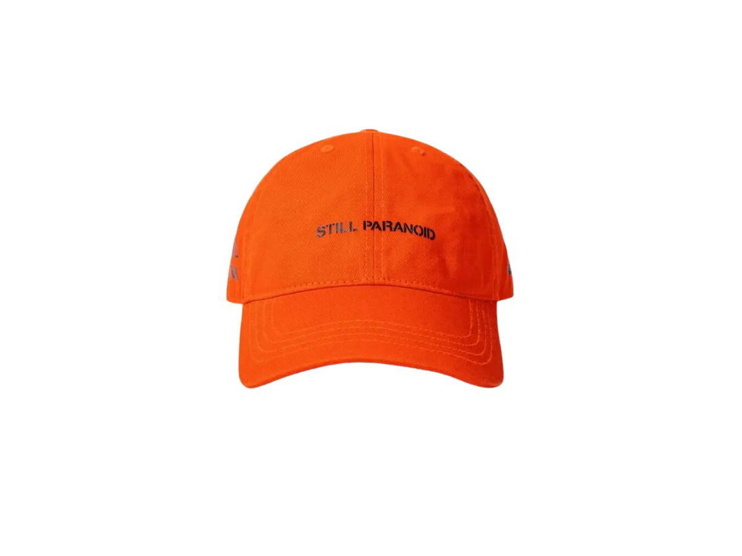 Anti Social Social Club ASSC x Undefeated Still Paranoid Cap Orange
