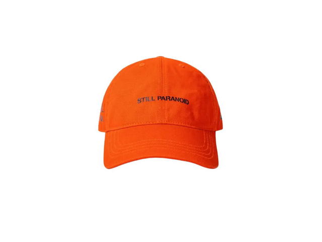 Anti Social Social Club ASSC x Undefeated Still Paranoid Cap Orange - view 1