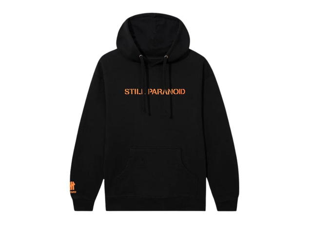 Anti Social Social Club ASSC x Undefeated Still Paranoid Hoodie Black - view 1
