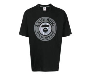 Buy Aape Unvs Logo-Print T-Shirt Black at Sasom – Authentic and Ready to Ship