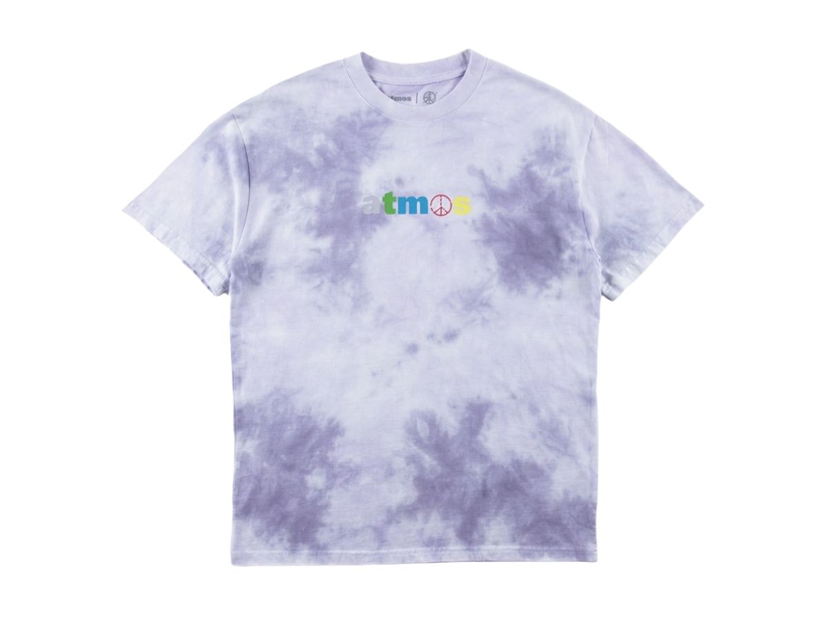 Atmos ATMOS x SW LOGO TEE TIE DYE PUEPLE