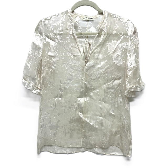 Balenciaga AUTHENTIC BALENCIAGA See-Through Top White Size34 - view 1
