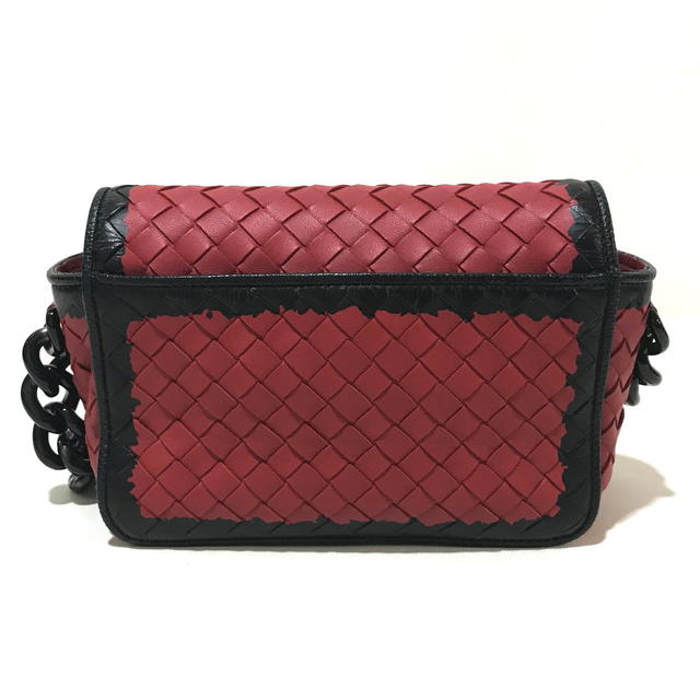 Bottega Veneta AUTHENTIC BOTTEGA VENETA Intrecciato Mini Chain Shoulder Bag Lambskin 339270 - view 2
