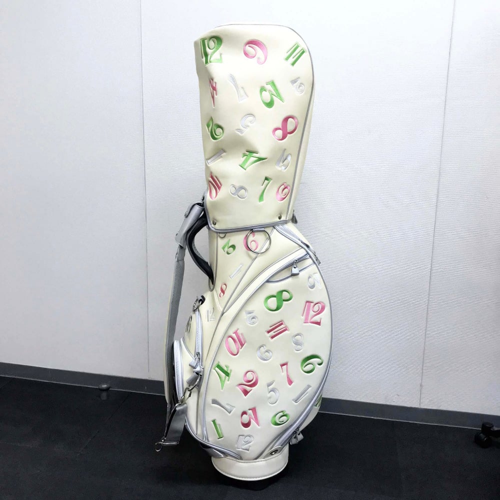 Franck Muller AUTHENTIC FRANCK MULLER Miyakojima Caddy bag golf bag Silver/Multicolore Leather