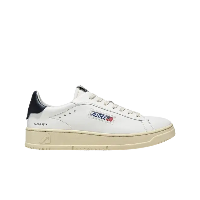 Autry Autry Dallas Low Leather Sneakers White Blue - view 1