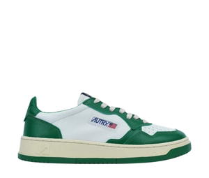 Buy Autry Medalist Low Leather Sneakers Green White at Sasom – Authentic and Ready to Ship