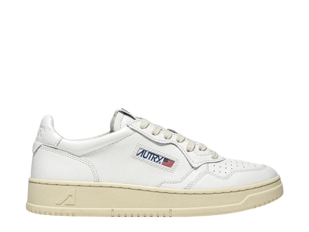 Autry Autry Medalist Low Leather Sneakers White
