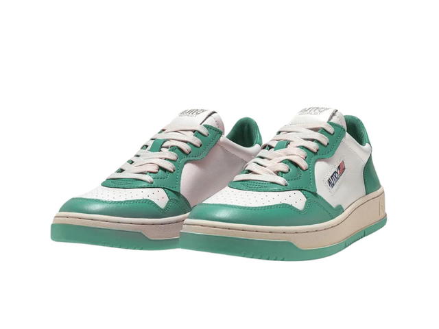 Autry Autry Medalist Low Leather White Malachi Green (W) - view 2