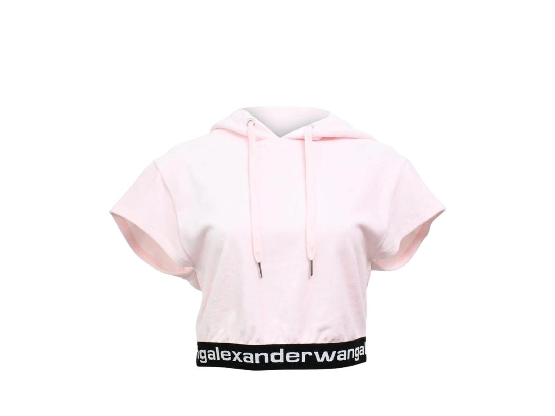 Alexander Wang Alexander Wang T. Cropped Hoodie Pink