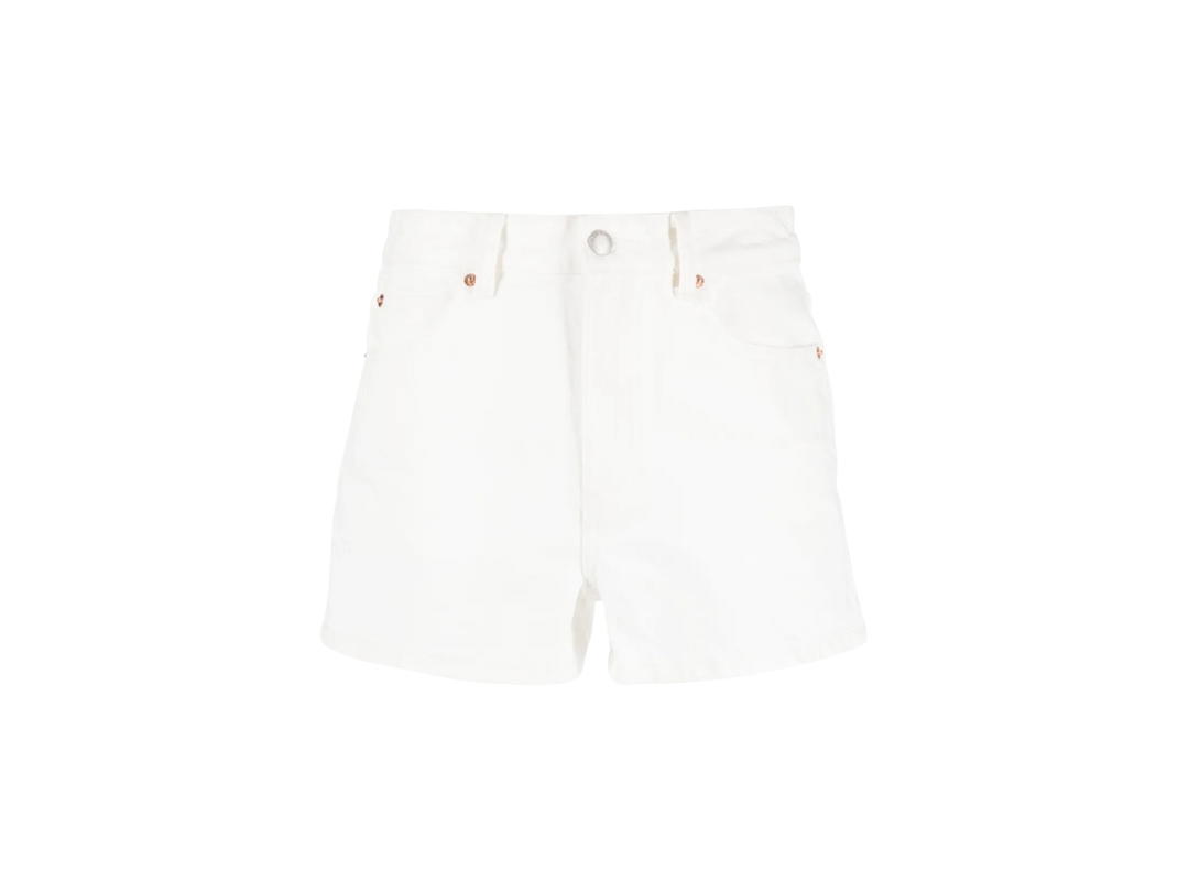 Alexander Wang Alexander Wang High Rise Denim Shorts White
