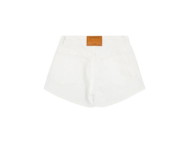 Alexander Wang Alexander Wang High Rise Denim Shorts White - view 2