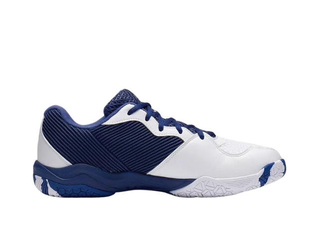 Li-Ning LiNing Sound Waves 2 Cushioned Slip Resistant Abrasion Resistant Low Top Badminton Shoes White Dark Blue - view 1