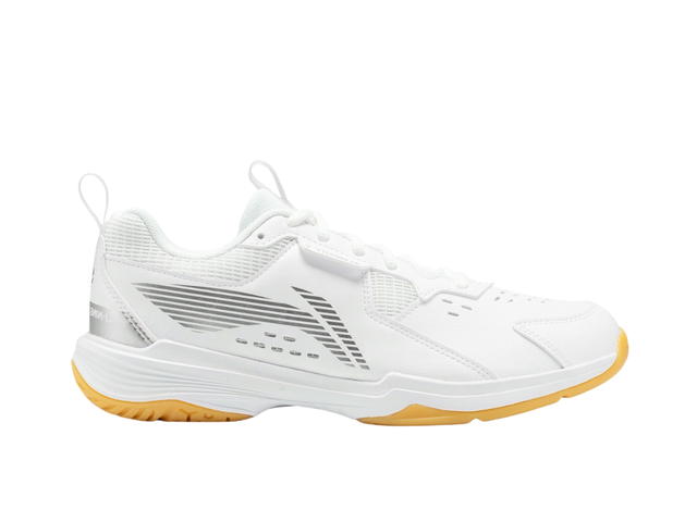 Li-Ning LiNing Ace Ⅴ Cushioned Slip Resistant Abrasion Resistant Breathable Mid Top Badminton Shoes Unisex White - view 1
