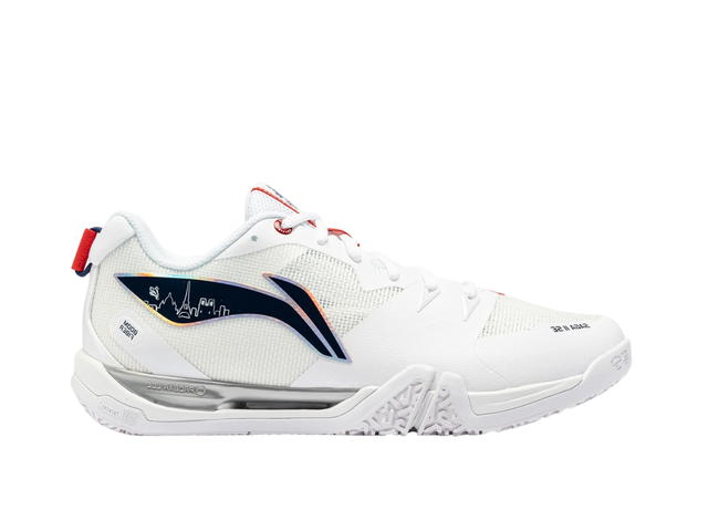 Li-Ning LiNing Saga II SE Anti Slip Wear Resistant Low Top Badminton Shoes Unisex White - view 1