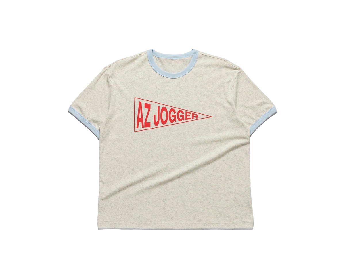 Alex Zono Alex Zono AZ Jogger Ringer Tee Grey