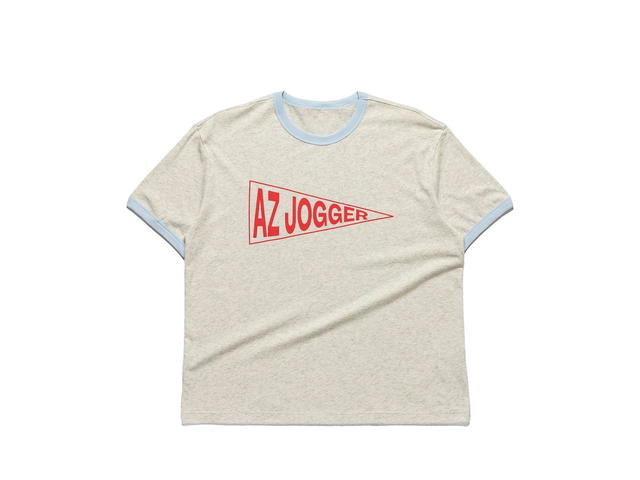Alex Zono Alex Zono AZ Jogger Ringer Tee Grey - view 1