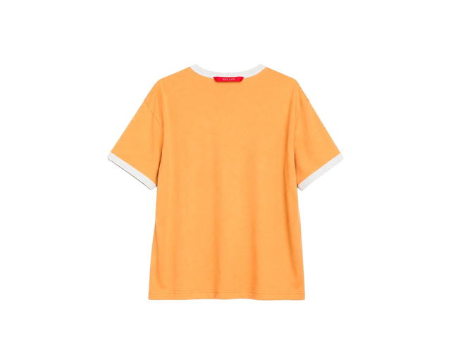 Alex Zono Alex Zono Cow Charm Ringer Tee Orange - view 2