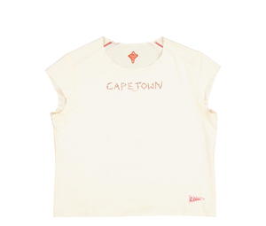 Buy Alex Zono Cape Town Sky Crop Tee White at Sasom – Authentic and Ready to Ship