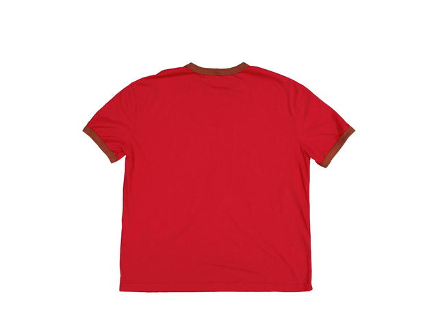Alex Zono Alex Zono Running Ringer Tee in Maroon Red - view 2