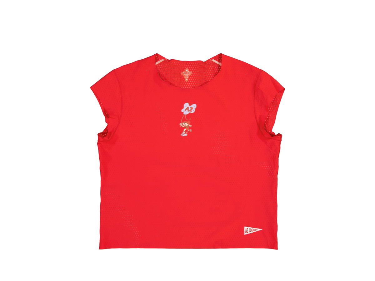 Alex Zono Alex Zono Sky Crop Tee Red