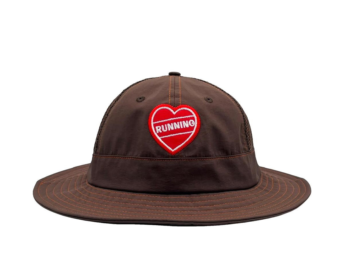 Alex Zono Alex Zono RUNNING Heart Bucket Hat Brown