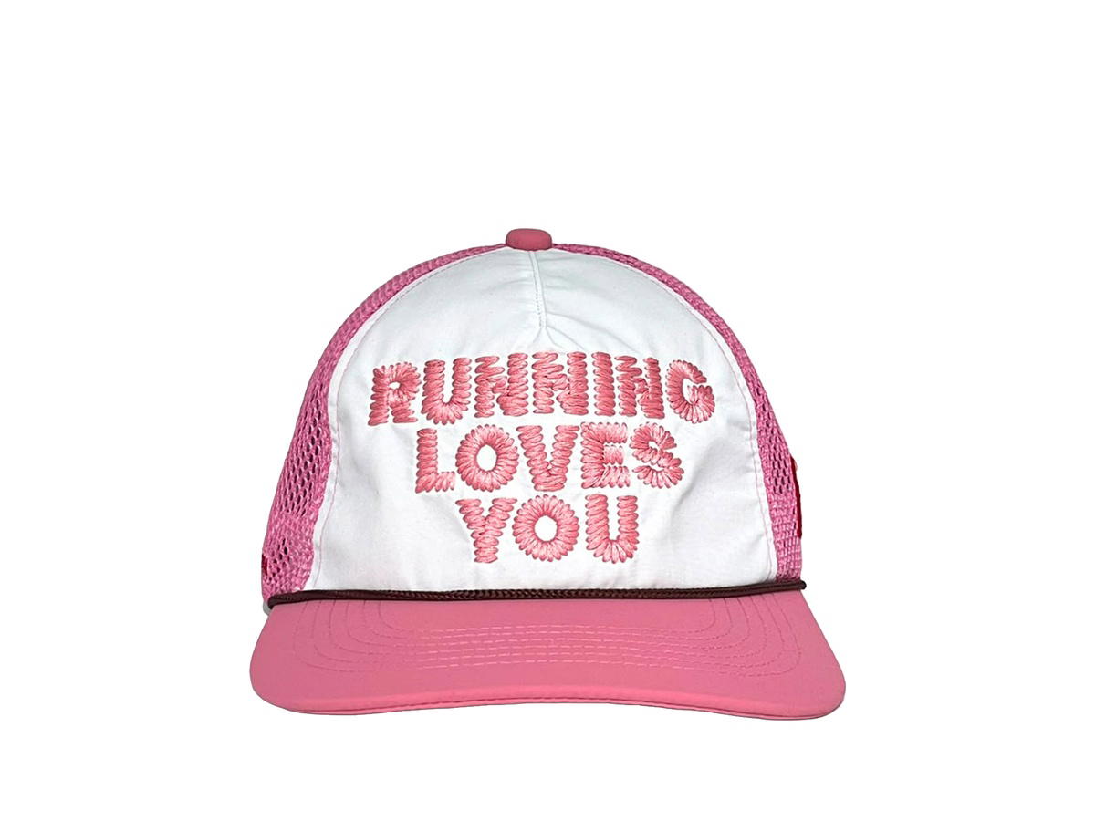 Alex Zono Alex Zono Running Loves You Trucker Hat Pink