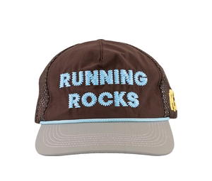 Buy Alex Zono Running Rocks Trucker Hat Brown at Sasom – Authentic and Ready to Ship
