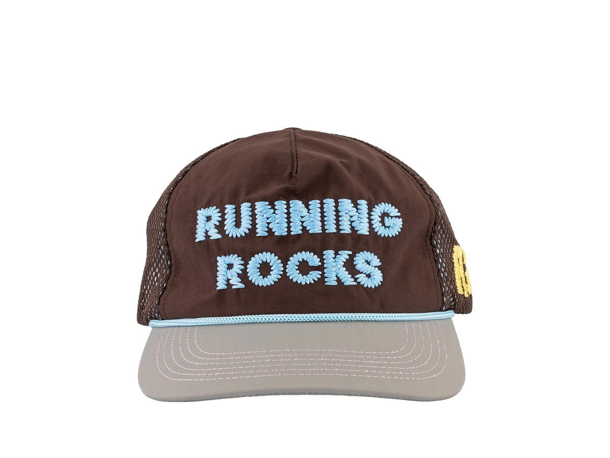 Alex Zono Alex Zono Running Rocks Trucker Hat Brown