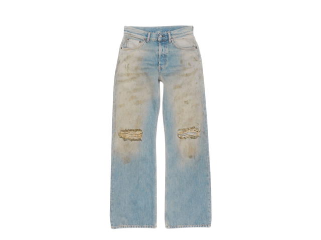 Acne Studios Acne Studios Regular Fit Jeans - 2021M Mid Blue - view 1