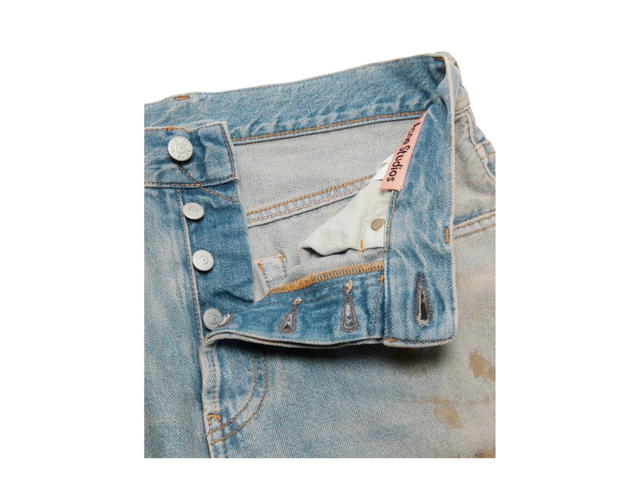Acne Studios Acne Studios Regular Fit Jeans - 2021M Mid Blue - view 2