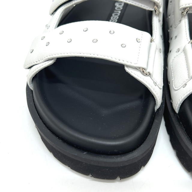 Sergio Rossi B10490MFL140400 Rhinestones belt flat shoesSandals - view 5