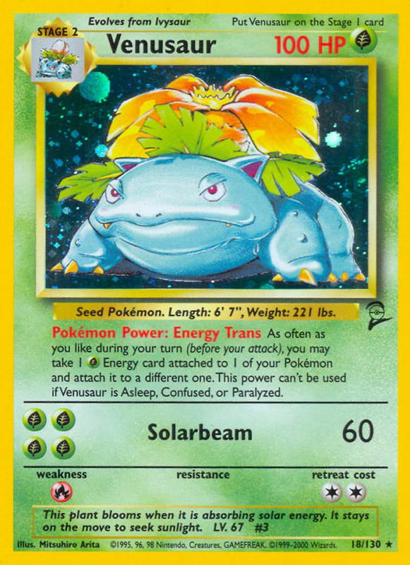 Pokemon Pokemon Venusaur H [B2 18/130] Base "Base Set 2" (EN)