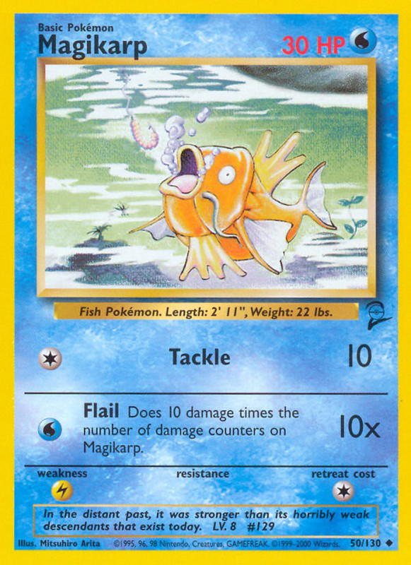 Pokemon Pokemon Magikarp U [B2 50/130] Base "Base Set 2" (EN)